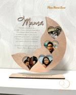 PLACA MAMÁ LUNA QUE TIERNO CANARIAS LAS PALMAS PERSONALIZADO MADERA