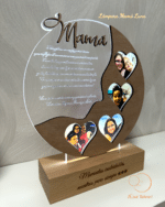 PLACA MAMÁ LUNA QUE TIERNO CANARIAS LAS PALMAS PERSONALIZADO MADERA