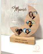 PLACA MAMÁ LUNA QUE TIERNO CANARIAS LAS PALMAS PERSONALIZADO MADERA