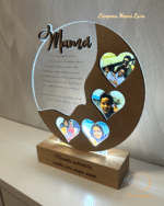 PLACA MAMÁ LUNA QUE TIERNO CANARIAS LAS PALMAS PERSONALIZADO MADERA