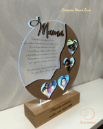 PLACA MAMÁ LUNA QUE TIERNO CANARIAS LAS PALMAS PERSONALIZADO MADERA