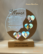 PLACA MAMÁ LUNA QUE TIERNO CANARIAS LAS PALMAS PERSONALIZADO MADERA