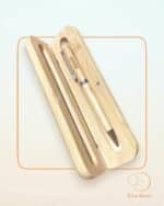 BOLIGRAFO CON CAJA DE MADERA MACIZA QUE TIERNO CANARIAS LAS PALMAS PERSONALIZADO