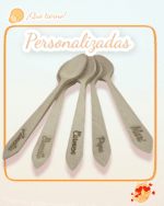 Cucharón de madera personalizado