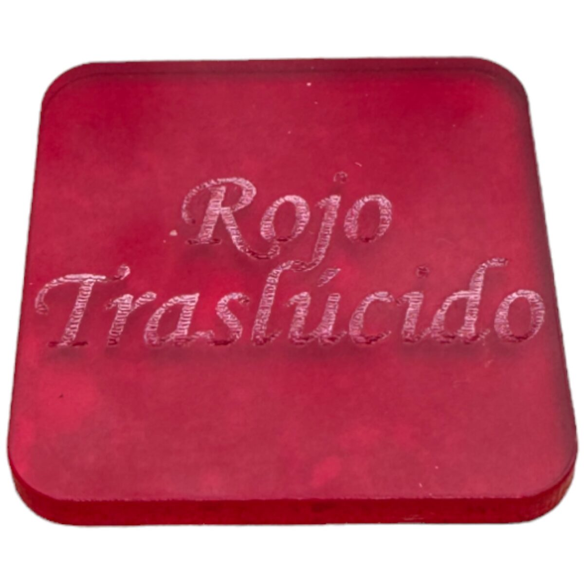 ROJO TRASLUCIDO materiales