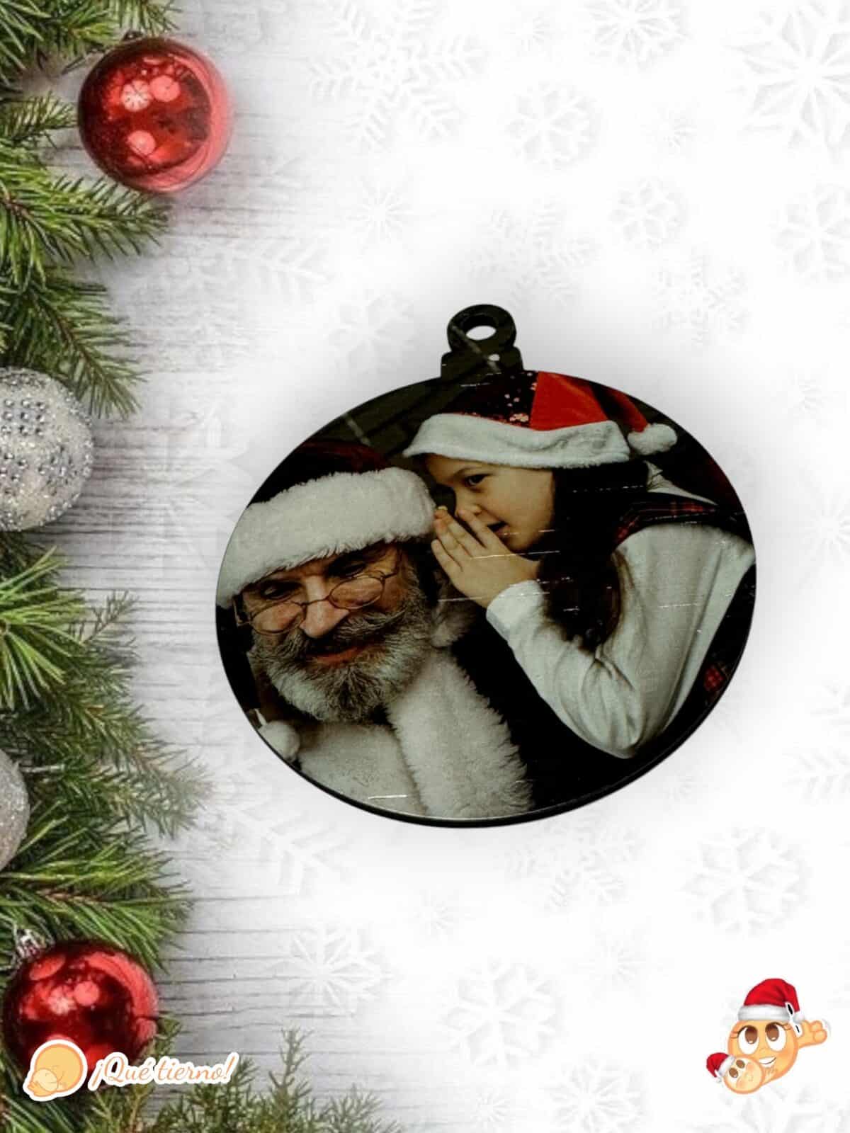 BOLA NAVIDAD QUE TIERNO CON FOTO MADERA METACRILATO PERSONALIZADO LAS PALMAS CANARIAS (10)
