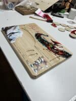 BANDEJA MAGICA NAVIDEÑA REYES MAGOS PAPA NOEL QUE TIERNO CANARIAS MADERA A COLOR LAS PALMAS MAGIA