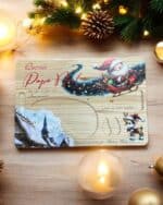 BANDEJA MAGICA NAVIDEÑA REYES MAGOS PAPA NOEL QUE TIERNO CANARIAS MADERA A COLOR LAS PALMAS MAGIA