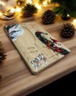 BANDEJA MAGICA NAVIDEÑA REYES MAGOS PAPA NOEL QUE TIERNO CANARIAS MADERA A COLOR LAS PALMAS MAGIA