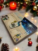 BANDEJA MAGICA NAVIDEÑA REYES MAGOS PAPA NOEL QUE TIERNO CANARIAS MADERA A COLOR LAS PALMAS MAGIA