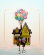 COLGADOR-LLAVES-LLAVERO-CASA-UP-DISNEY-PIXAR-QUE-TIERNO-CANARIAS-LAS-PALMAS-PERSONALIZADO-MADERA-METACRILATO-COLOR