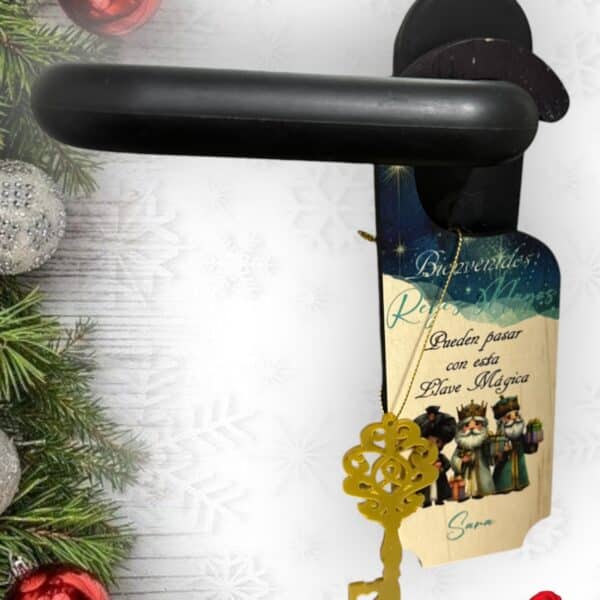 LLAVE MAGICA REYES MAGOS PAPA NOEL A COLOR MADERA QUE TIERNO CANARIAS LAS PALMAS (4)-Photoroom(2)