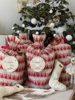 PLACA AUTENTICIDAD SACO DE PAPA NOEL PERSONALIZADA MADERA METACRILATO SELLO POLO NORTE NAVIDAD QUE TIERNO LAS PALMAS CANARIAS