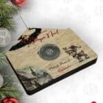 SOBRE MAGICO REYES MAGOS PAPA NOEL A COLOR MADERA QUE TIERNO CANARIAS LAS PALMA