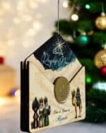 SOBRE MAGICO REYES MAGOS PAPA NOEL A COLOR MADERA QUE TIERNO CANARIAS LAS PALMA