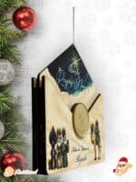 SOBRE MAGICO REYES MAGOS PAPA NOEL A COLOR MADERA QUE TIERNO CANARIAS LAS PALMA