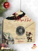 SOBRE MAGICO REYES MAGOS PAPA NOEL A COLOR MADERA QUE TIERNO CANARIAS LAS PALMA