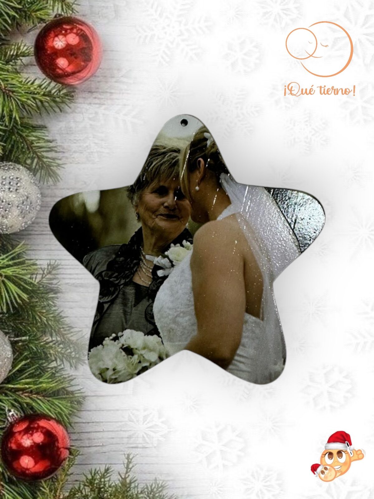 BOLA NAVIDAD MADERA QUE TIERNO LAS PALMAS CANARIAS FOTOGRAFIA