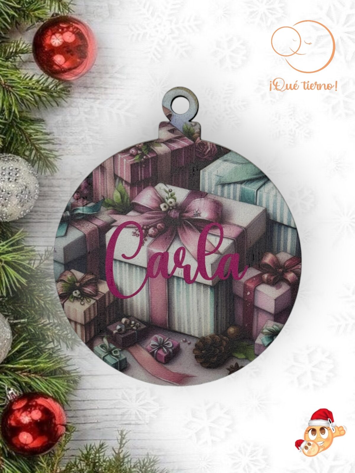 BOLAS DE COLORES NAVIDAD QUE TIERNO LAS PALMAS CANARIAS DECORACION