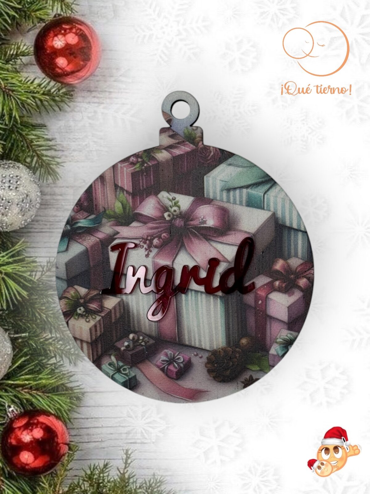 BOLAS DE COLORES NAVIDAD QUE TIERNO LAS PALMAS CANARIAS DECORACION