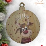 QUE TIERNO - LAS PALMAS - NAVIDAD - MADERA - ARBOL DE NAVIDAD - PERSONALIZADO - NOMBRES COLOR (2)