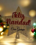 ESTRELLA DE ARBOL DE NAVIDAD PARA LA COPA QUE TIERNO LAS PALMAS CANARIAS DECORACION