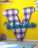 INICIAL MÁS NOMBRE MADERA METACRILATO BEBE NIÑO DECORACIÓN QUE TIERNO LAS PALMAS CANARIAS