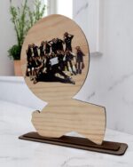 PLACA ENTRENADOR TROFEO FUTBOL BALONCESTO VOLEIBOL DEPORTE CANARIAS QUE TIERNO LAS PALMAS MADERA PERSONALIZADO FIN DE CURSO TEMPORADA