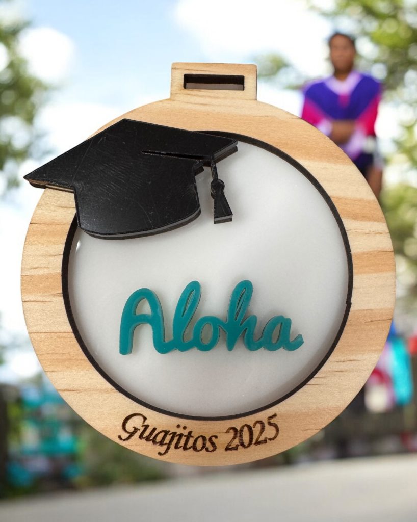 MEDALLA GRADUACIÓN QUE TIERNO LAS PALMAS NIÑOS FIN DE CURSO COLEGIO CANARIAS