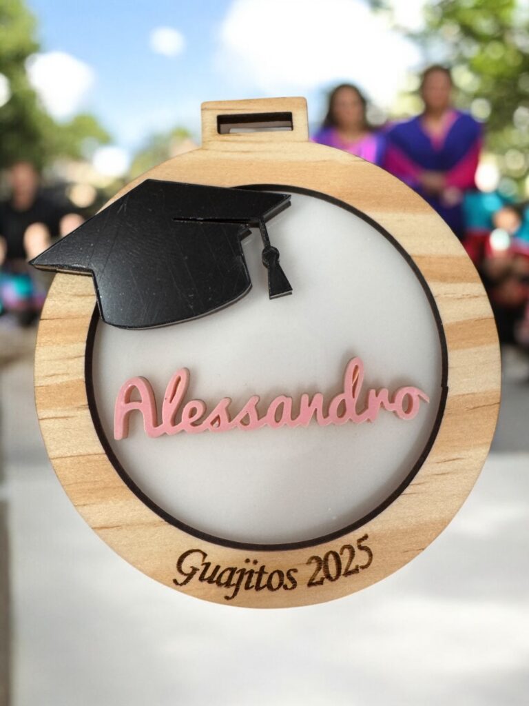 MEDALLA GRADUACIÓN QUE TIERNO LAS PALMAS NIÑOS FIN DE CURSO COLEGIO CANARIAS